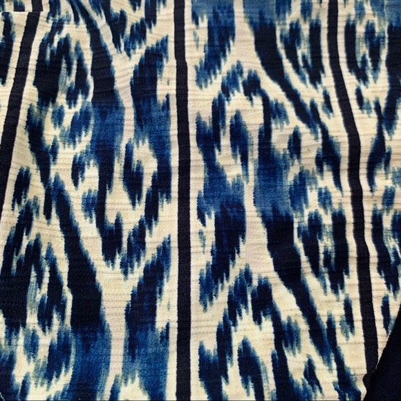 Robin Piccone Bikini Abba Key Hole Tassel Tie Botton Navy Print L NWT - Picture 5 of 10